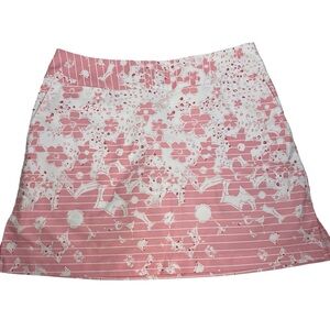 Adidas Pink & White ClimaCool Floral Skort skirt